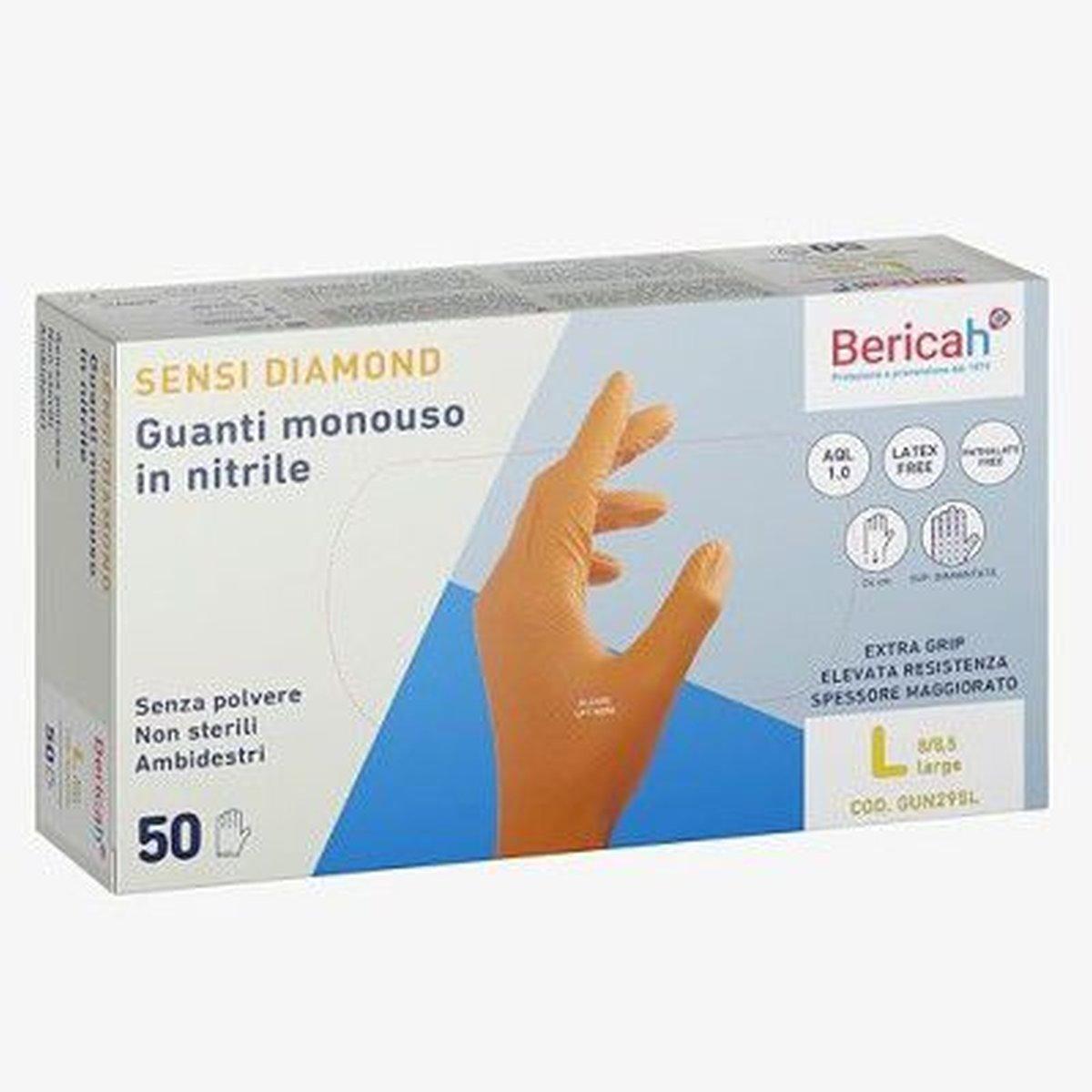 Diamante guanti in nitrile x 50 l