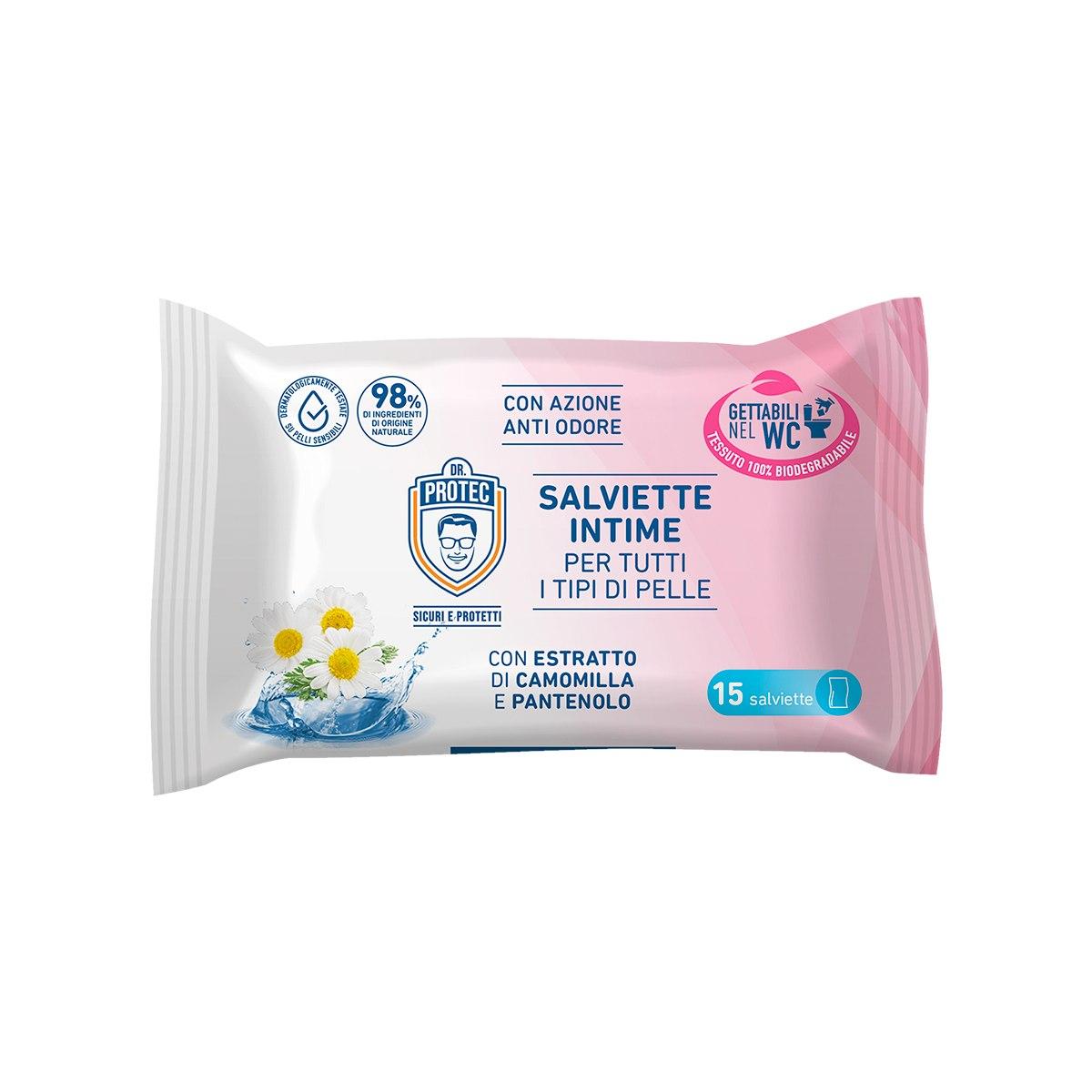 Salviettine intime camomilla  15pz