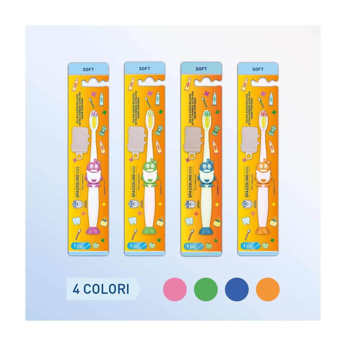 Dr.protec spazzolino kids con cappuccio soft
