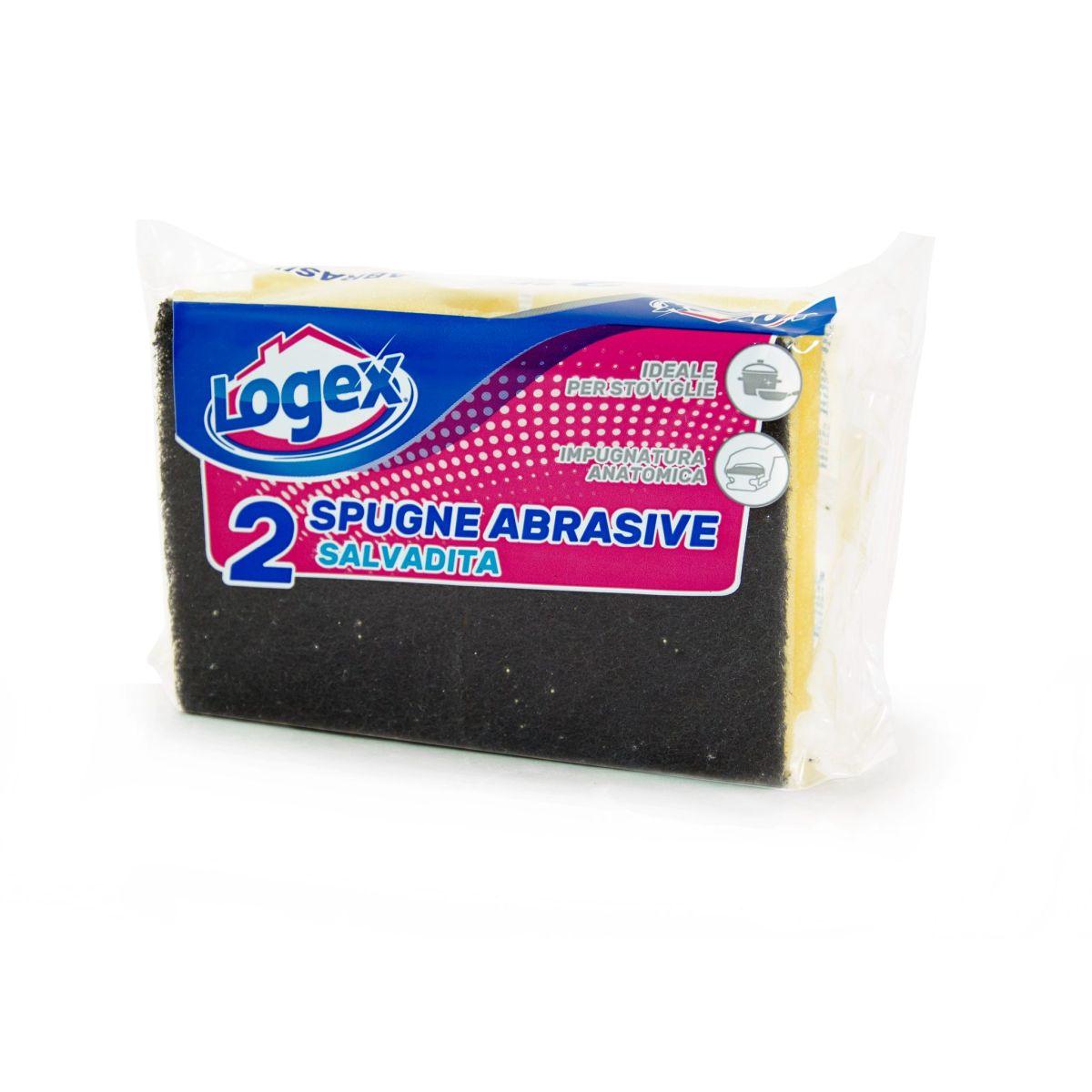 Logex spugna con impugnatura x 2