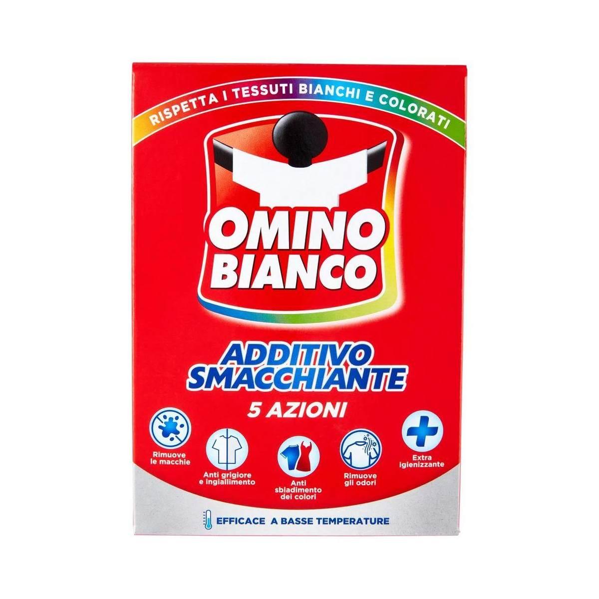 Omino bianco addit. smacchiante polvere 500 gr