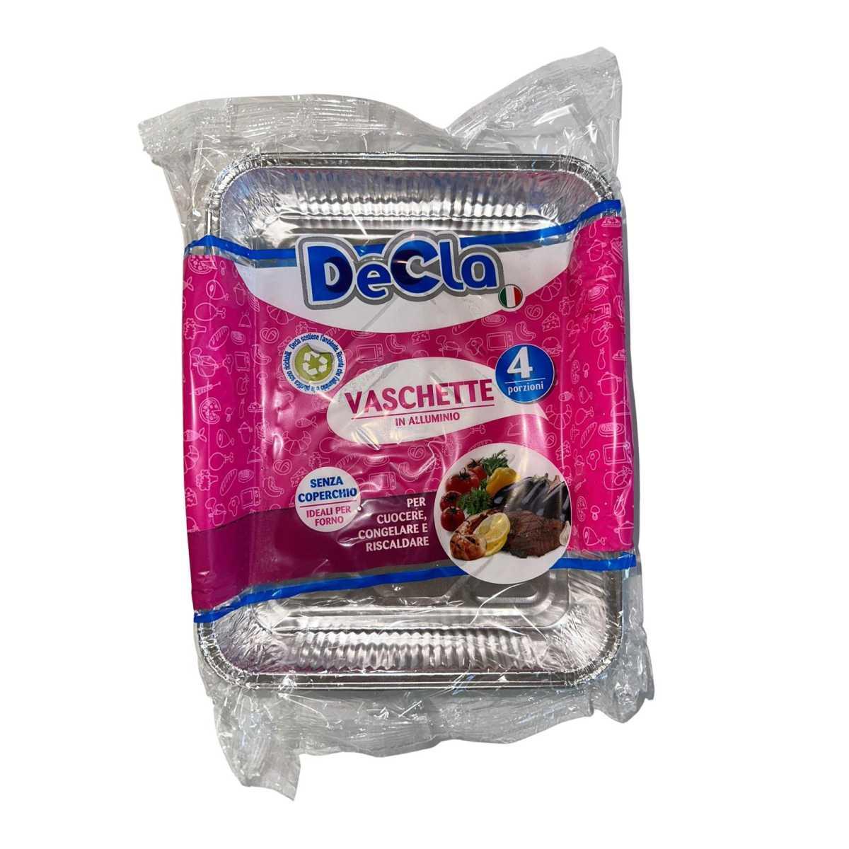 Ego decla vasch. in alluminio 4 porz. s/c x 2pz