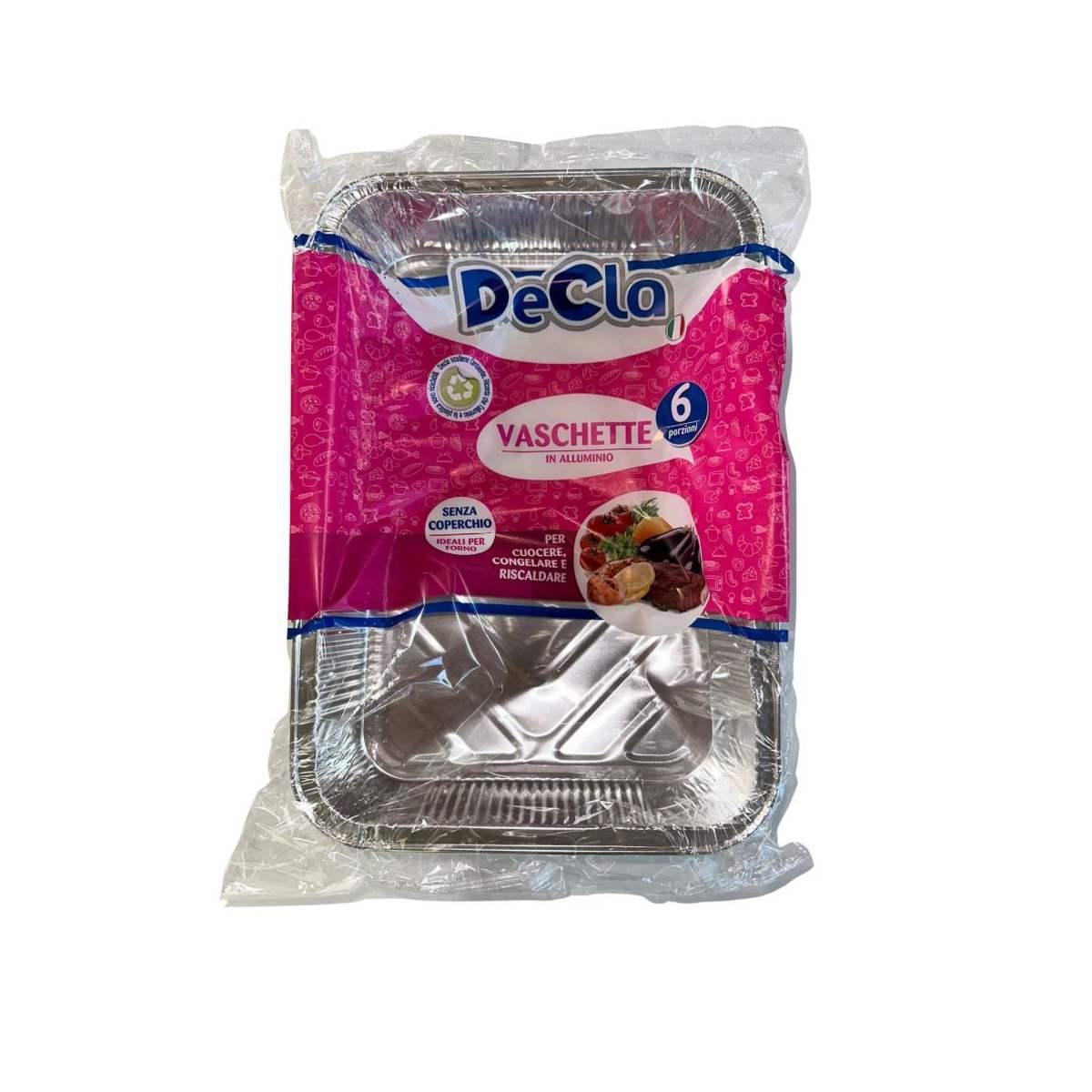 Ego decla vasch. in alluminio 6 porz. s/c x 2pz