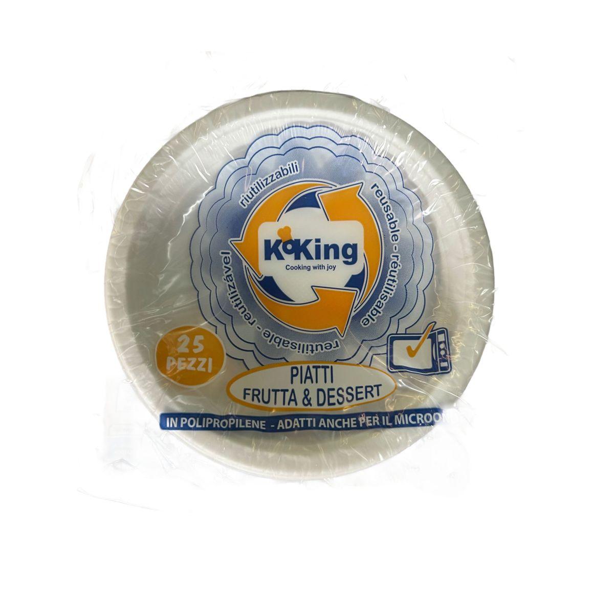 Piatti frutta 25pz koking