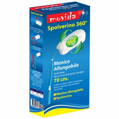 Movida s cattura polvere asta  estensib. 2 pz 360*