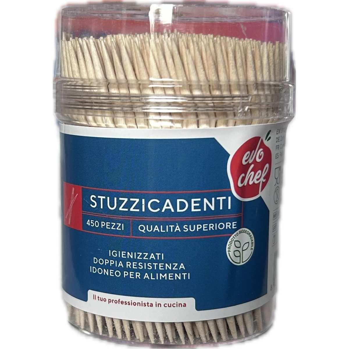Evo chef stuzzicadenti dispenzer 450pz